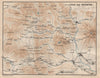 JAPAN. Ikao & Kusatsu 1907 old antique vintage map plan chart