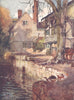WARCS. Guy's Cliffe Mill 1916 old antique vintage print picture