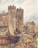 WARCS. Maxstoke Castle 1916 old antique vintage print picture