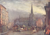 WARCS. St Martin's Church, Birmingham 1916 old antique vintage print picture