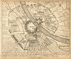 BONN. Schenk. Town Plan.  Scarce. Germany 1710 old antique map chart
