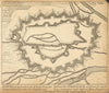 AUGSBURG. Town plan by Schenk. Scarce. Germany 1710 old antique map chart