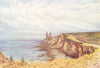 KENT. Reculver west 1924 old antique vintage print picture
