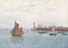 KENT. Margate Harbour 1924 old antique vintage print picture