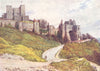 KENT. Dover Castle from Hill 1924 old antique vintage print picture