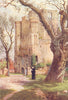 KENT. Malling Abbey 1924 old antique vintage print picture