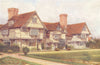 KENT. Rumwood, Langley 1924 old antique vintage print picture