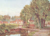 Aylesbury, Buckinghamshire by Sutton Palmer 1920 old antique print picture