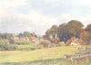 Quainton, Buckinghamshire by Sutton Palmer 1920 old antique print picture