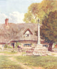 In a Berkshire Village by Sutton Palmer 1920 old antique vintage print picture