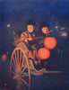 JAPAN. Light of Lanterns 1904 old antique vintage print picture