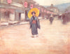 JAPAN. A St in Kyoto 1904 old antique vintage print picture