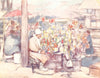 JAPAN. Workers. Toys 1904 old antique vintage print picture
