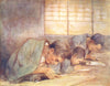 JAPAN. Workers. Stencil-makers 1904 old antique vintage print picture