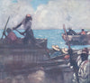 WEST INDIES. Lightermen, off Barbados 1905 old antique vintage print picture