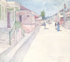 WEST INDIES. A Street in Kingston, Jamaica 1905 old antique print picture
