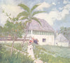 WEST INDIES. A House near the Bog Walk, Jamaica 1905 old antique print picture