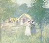 WEST INDIES. Hut on a Plantation, Jamaica 1905 old antique print picture