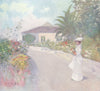 WEST INDIES. A Bungalow on the Hills, Jamaica 1905 old antique print picture