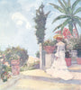 WEST INDIES. A Garden Terrace, Jamaica 1905 old antique vintage print picture