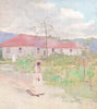 WEST INDIES. Outhouses near Kingston, Jamaica 1905 old antique print picture