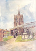 ESSEX. Chelmsford-Pro-cathedral 1909 old antique vintage print picture