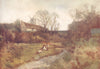 LONDON. Mill Field, Hornchurch 1909 old antique vintage print picture