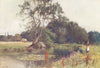 ESSEX. Roding Valley. Ongar 1909 old antique vintage print picture