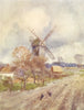 LONDON. Mark's Gate Mill, Romford 1909 old antique vintage print picture