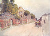 ESSEX. Balkerne Gate, Roman Wall, Colchester 1909 old antique print picture