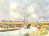 ESSEX. Colchester from Hythe 1909 old antique vintage print picture