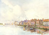 ESSEX. Burnham-on-Crouch 1909 old antique vintage print picture