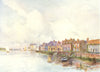 ESSEX. Burnham-on-Crouch 1909 old antique vintage print picture