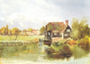 ESSEX. Feering Mill, Coggeshall 1909 old antique vintage print picture