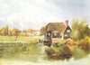ESSEX. Feering Mill, Coggeshall 1909 old antique vintage print picture
