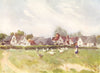 ESSEX. Little Dunmow 1909 old antique vintage print picture