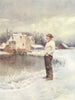 ESSEX. Lusty Winter, Stanbridge 1909 old antique vintage print picture