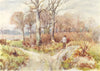 ESSEX. In Wrabness Woods, Harwich 1909 old antique vintage print picture
