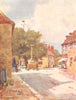 SUSSEX. Market Cross, Alfriston 1906 old antique vintage print picture
