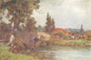 SUSSEX. Fittleworth bridge 1906 old antique vintage print picture
