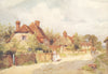 SUSSEX. Amberley village 1906 old antique vintage print picture
