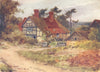 SUSSEX. Farm, Leys Green 1906 old antique vintage print picture