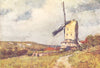 SUSSEX. Malling Mill 1906 old antique vintage print picture