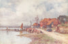 SUSSEX. Bosham-Mill bridge 1906 old antique vintage print picture