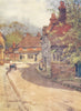 SUSSEX. Midhurst, Knock Hundred Row 1906 old antique vintage print picture