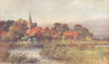 SUSSEX. Bury Church 1906 old antique vintage print picture