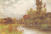 SUSSEX. Fittleworth Water Mill 1906 old antique vintage print picture