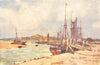 SUSSEX. Rye from Camber 1906 old antique vintage print picture