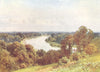 LONDON. From Richmond hill 1912 old antique vintage print picture