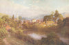 SURREY. Wey valley. Godalming-a bit of town 1912 old antique print picture